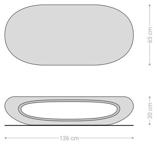 DELIFE Konferenčný stolík Sinor 140x65 cm metalická zlatá