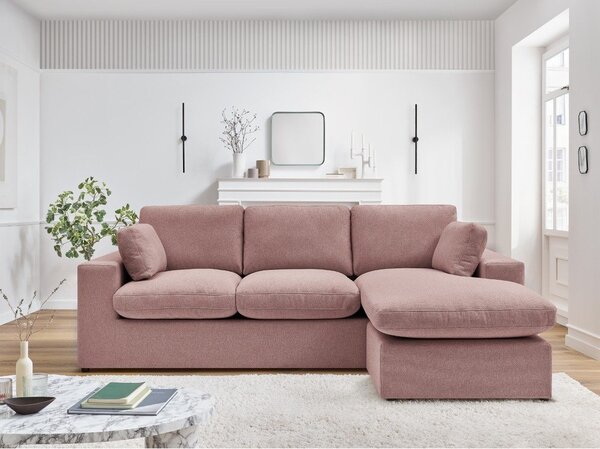 Ružová rohová pohovka Belair – Bobochic Paris