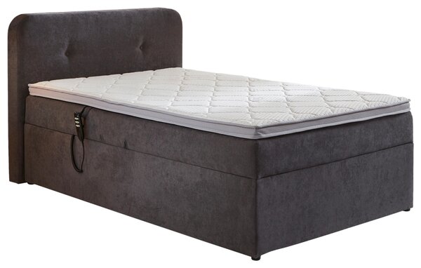 BOXSPRINGOVÁ POSTEĽ, 100/200 cm, sivá Livetastic - Online Only spálne, Online Only