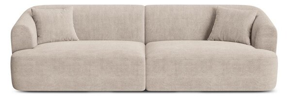 Svetlohnedá menčestrová pohovka 255 cm Campi – Cosmopolitan Design