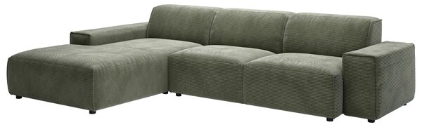 ROHOVÁ SEDAČKA, textil, zelená Livetastic - Sedačky, Online Only