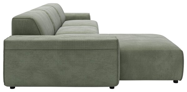ROHOVÁ SEDAČKA, textil, zelená Livetastic - Sedačky, Online Only