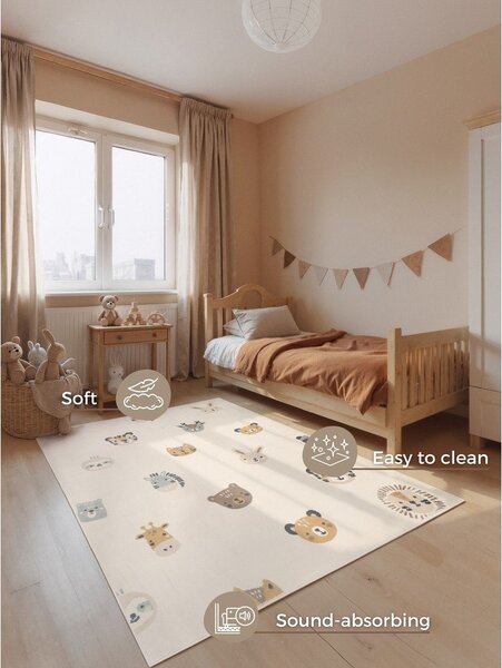 Detský koberec 120x170 cm Tiny Zoo – Hanse Home