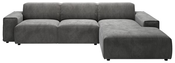 ROHOVÁ SEDAČKA, textil, tmavosivá Livetastic - Sedačky, Online Only