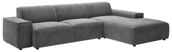 ROHOVÁ SEDAČKA, textil, tmavosivá Livetastic - Sedačky, Online Only
