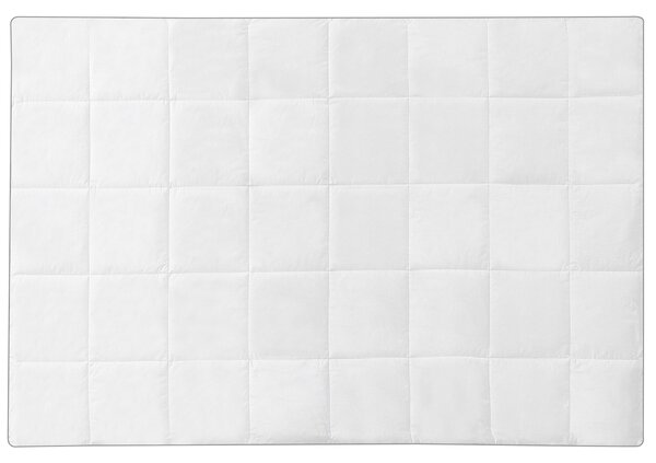 Posteľná prikrývka biela bavlna Japara 135 x 200 cm antialergický celoročný paplón spálňa