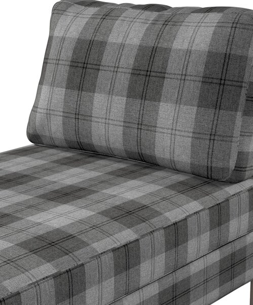 Poťah na ležadlo Karlstad, krátky farba produktu sivá látka zapletaná, vzorované