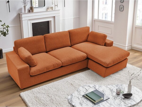 Oranžová rohová pohovka Belair – Bobochic Paris