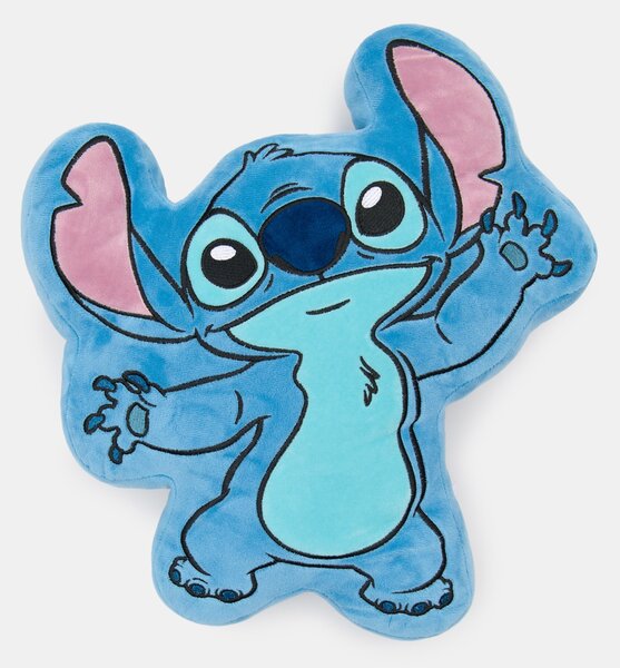 Sinsay - Ozdobný vankúš Stitch - svetlomodrá