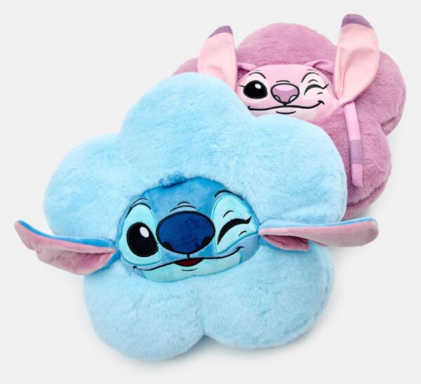 Sinsay - Ozdobný vankúš Stitch - svetlomodrá