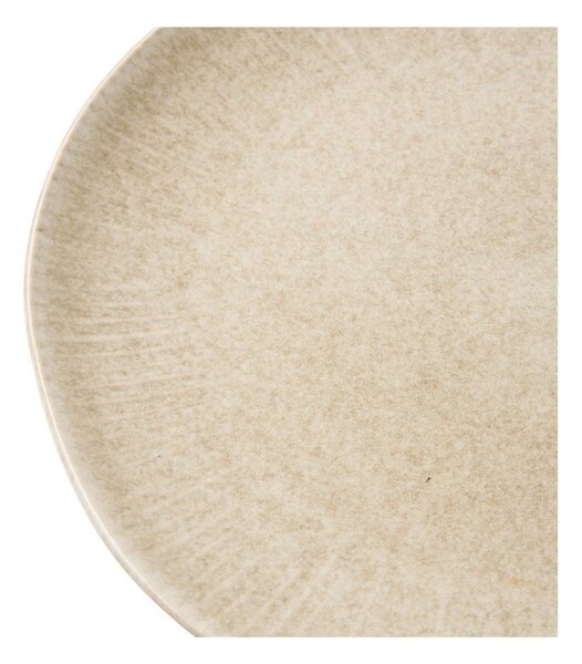 Sivobéžové kameninové taniere v súprave 4 ks ø 21 cm Viola – House Nordic