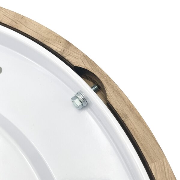 Brilagi - LED stropné svietidlo CARVALHO SLIM SMOKEY LED/36W/230V dub pr. 47,5 cm