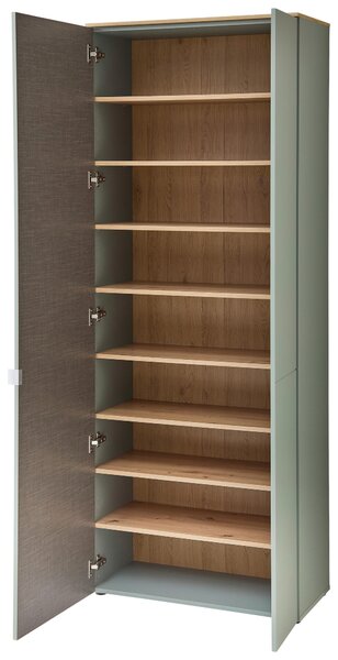 PREDSIEŇOVÁ SKRIŇA, dub artisan, šalviovozelená, 78/202/38 cm Xora - Skrine, Online Only