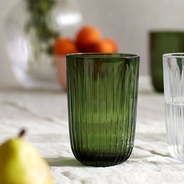 Pohár na vodu Hammershøi Green 370 ml – set 4 ks