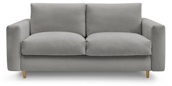 Sivá pohovka na každodenné spanie/rozkladacia 200 cm Cocoone – Bobochic Paris