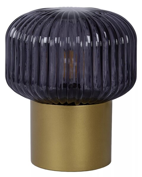 Lucide 78595/01/02 stolná lampička Jany 1x40W | E14 - mosadzná, vypínač na kábli