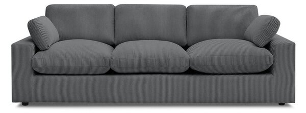 Tmavosivá menčestrová pohovka 250 cm Belair – Bobochic Paris