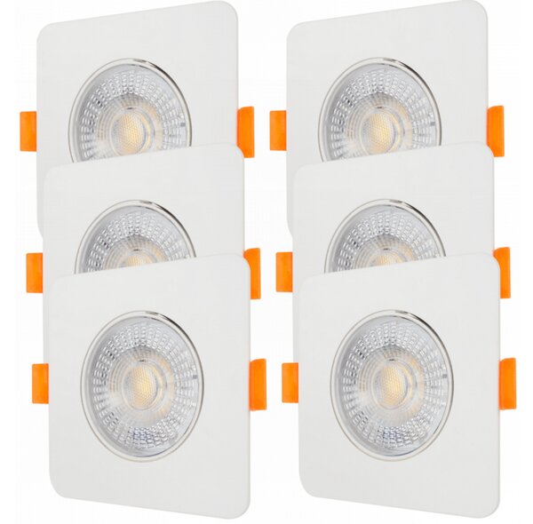 ECOLIGHT 6x halogénové LED stropné zapustené CCT svietidlo