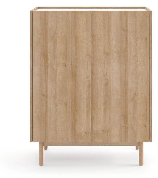 KOMODA VYSOKÁ MARCIO DUB RIVIERA + MRAMOR 97 cm