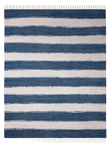 My Flair , Kusový koberec Ashram Blau, 60x110, modrá, chodba / predsieň