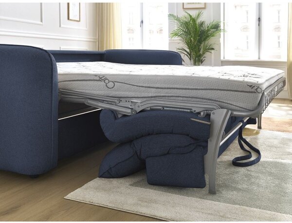 Tmavomodrá pohovka 216 cm Achille – Bobochic Paris