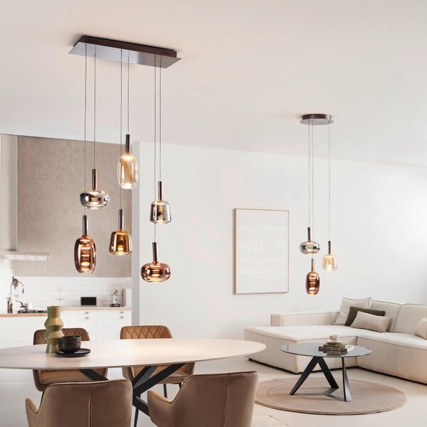 ZÁVESNÉ LED SVIETIDLO, 90/42/200 cm - Interiérové svietidlá