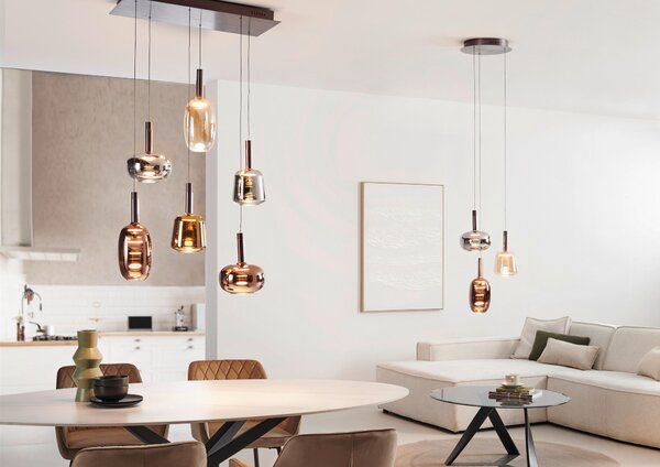 ZÁVESNÉ LED SVIETIDLO, 90/42/200 cm - Interiérové svietidlá