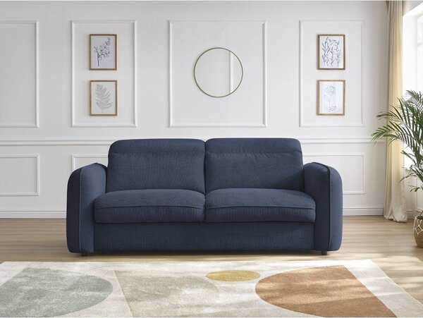 Tmavomodrá pohovka 216 cm Achille – Bobochic Paris