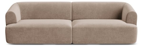 Svetlohnedá zamatová pohovka 255 cm Campi – Cosmopolitan Design