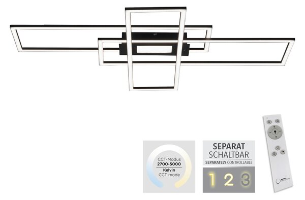 STROPNÉ LED SVIETIDLO, 99,2/69,4/5,1 cm - Interiérové svietidlá