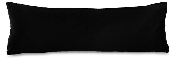 Kvalitex Saténová obliečka na relaxačný vankúš čierna 45x120cm