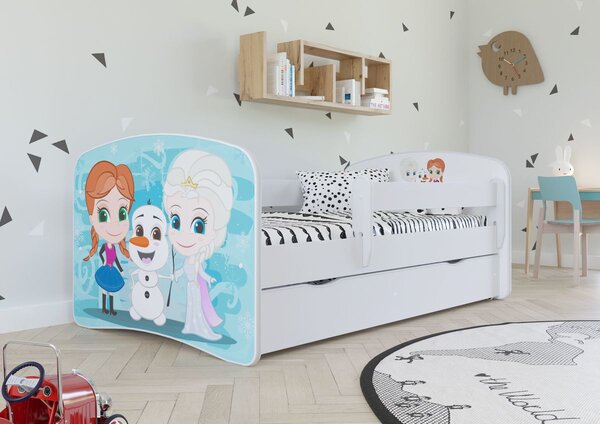 Detská posteľ Ourbaby Frozen 2 biela 140x70 cm