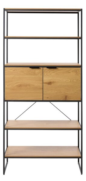 Knižnica v dekore duba v prírodnej farbe 90x190x40 cm Cesura – Unique Furniture