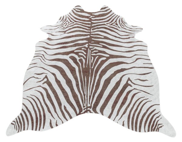 Ayyildiz, Kusový koberec Etosha 4111 brown (tvar kožušiny), 100x135 tvar kožešiny, hnedá, chodba / predsieň