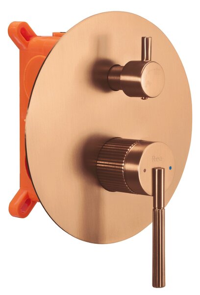 Podomietková sprchová súprava Rea Argon Brush Copper + BOX