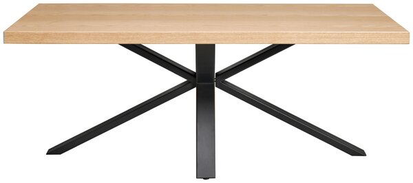 JEDÁLENSKÝ STÔL, dub, prírodná farba, čierna, 200/100/76 cm MID.YOU - Online Only jedálne, Online Only