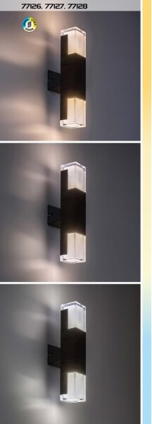 Rabalux 77126 - LED Vonkajšie nástenné svietidlo DARVAS LED/7W/230V IP54