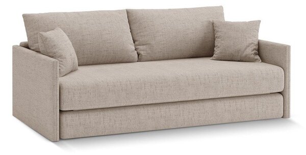 Svetlohnedá ženilková rozkladacia pohovka 209 cm Shannon – Cosmopolitan Design