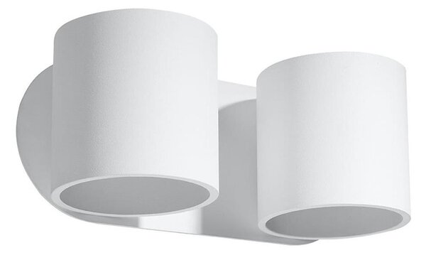 Sollux SL.0659 - Nástenné bodové svietidlo ORBIS 2xG9/40W/230V biela