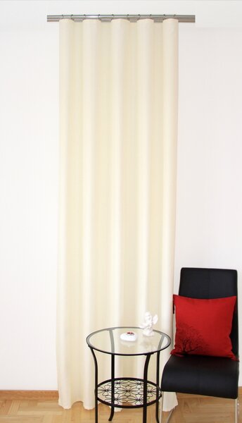 Dekorstudio Jednofarebný záves krémový ZMA5 Rozmer závesu: 160x270cm