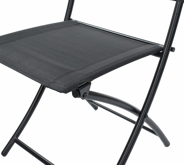 Dekorstudio Balkónový skladací set na malý balkón 2x stolička a okrúhly stôl
