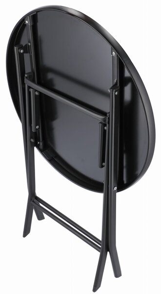 Dekorstudio Balkónový skladací set na malý balkón 2x stolička a okrúhly stôl