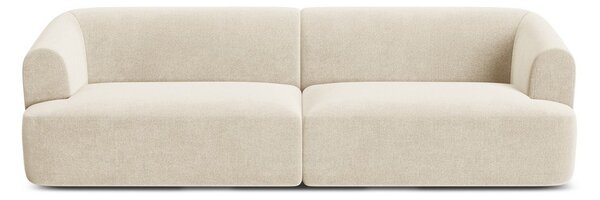 Béžová zamatová pohovka 255 cm Campi – Cosmopolitan Design