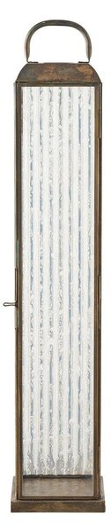 Kovový/sklenený lampáš (výška 60 cm) Herslev – House Nordic
