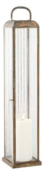 Kovový/sklenený lampáš (výška 60 cm) Herslev – House Nordic