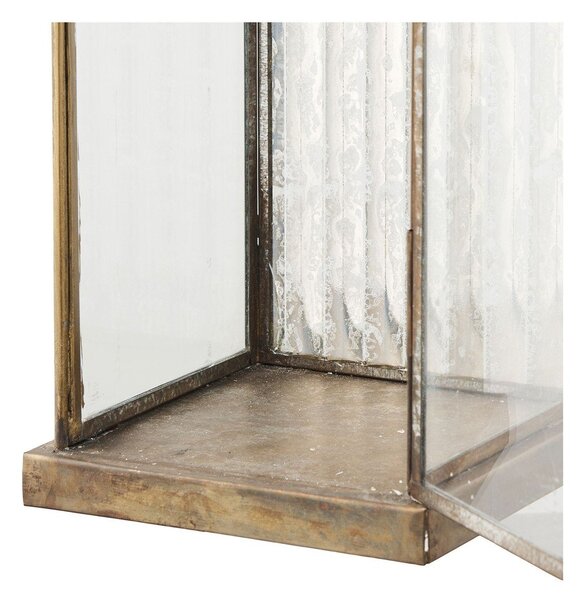 Kovový/sklenený lampáš (výška 60 cm) Herslev – House Nordic