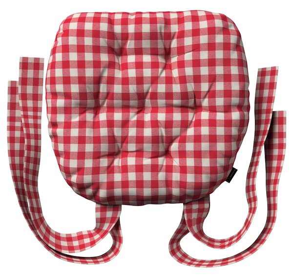 Sedák Martin farba produktu červená látka vzorované