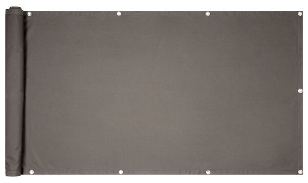 Livarno Home Balkónová clona, 500 x 90 cm (sivá) (100346403)