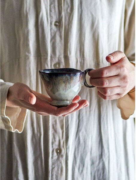 Béžová kameninová šálka 175 ml Imogen – Bloomingville