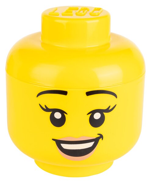 Úložný box v tvare hlavy Lego (Happy Girl) (100349616)